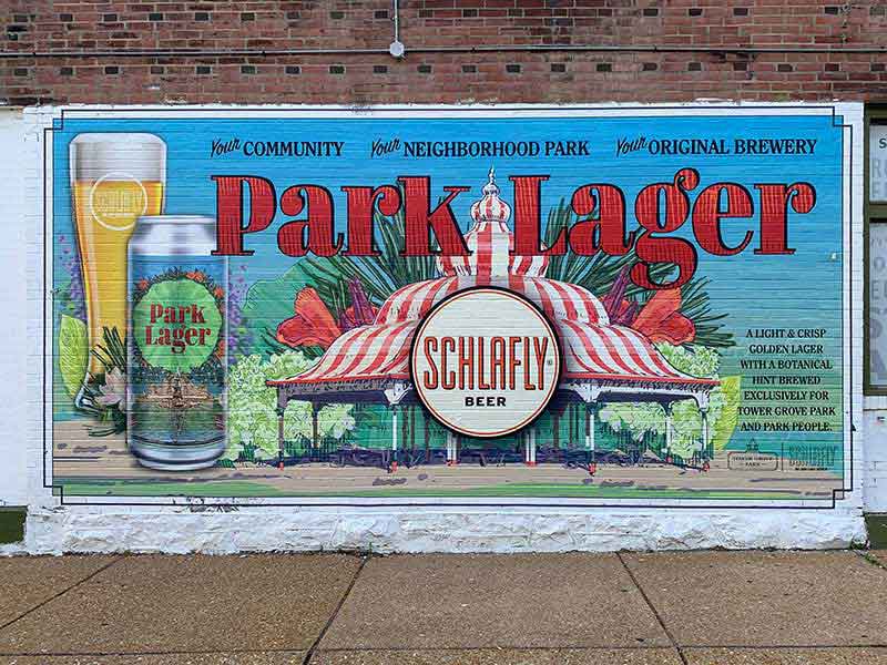 Schlafly Brick Wall Graphic