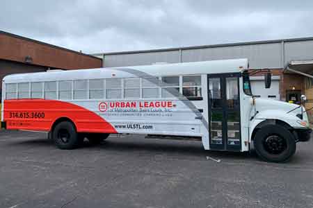 Urban League School Bus Wrap
