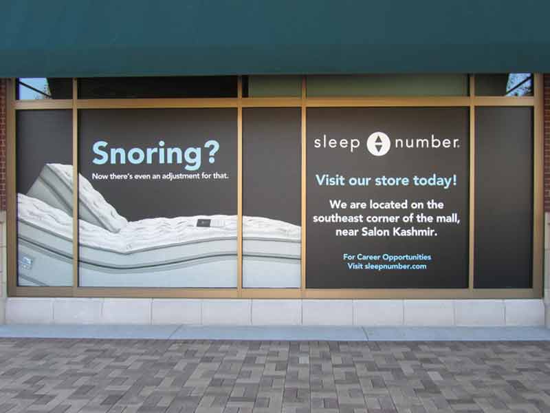 Sleep Number Window Graphics