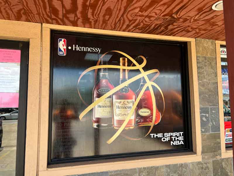 Texas Liquor Window Graphics