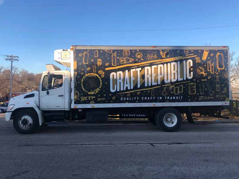 Craft Republic Box Truck Wrap
