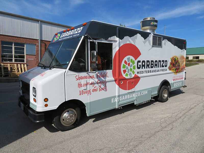 Garbanzo Food Truck Wrap