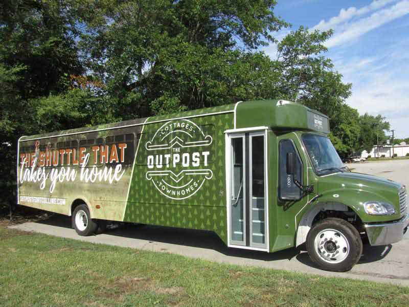 Outpost Shuttle Bus Wrap